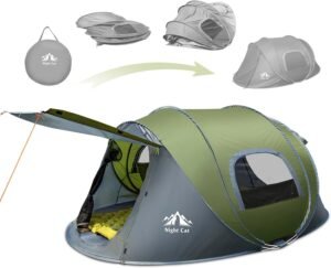 throw pop up tent. 