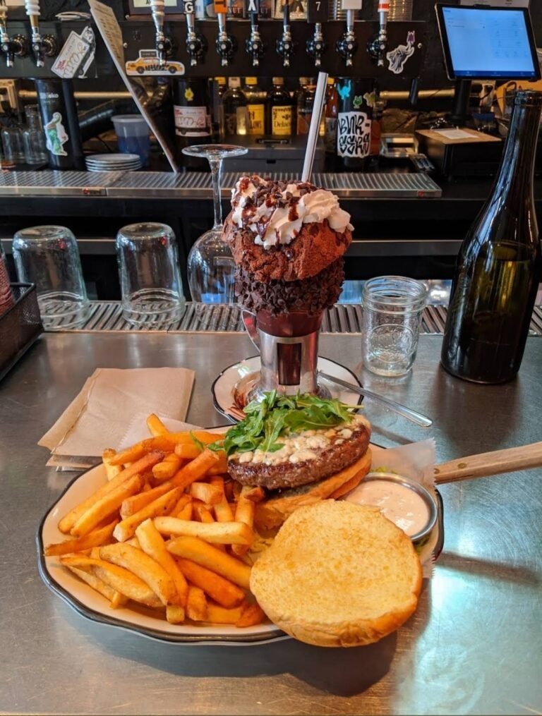 Black Tap Craft Burgers & Beer - SoHo Craft Burger and Chocolate Milkshake