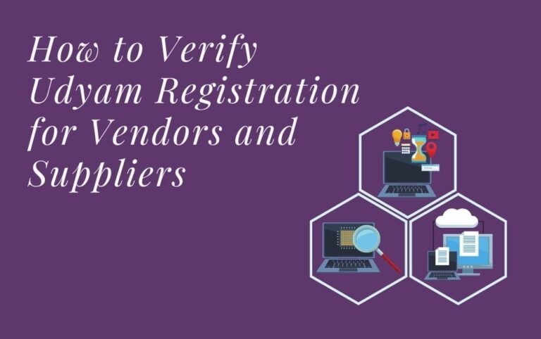 How to Verify Udyam Registration for Vendors and Suppliers