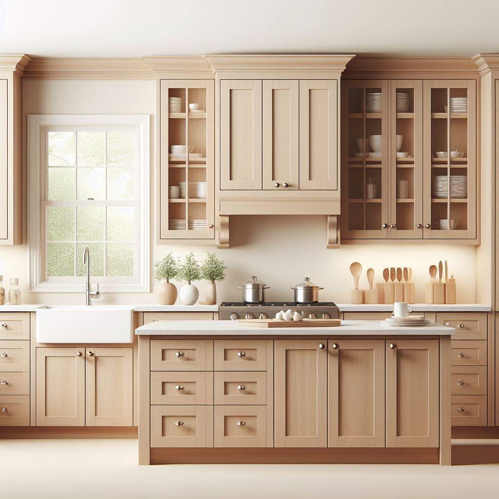 Stylish Light Brown Cabinets - Perfect for Any Home Décor