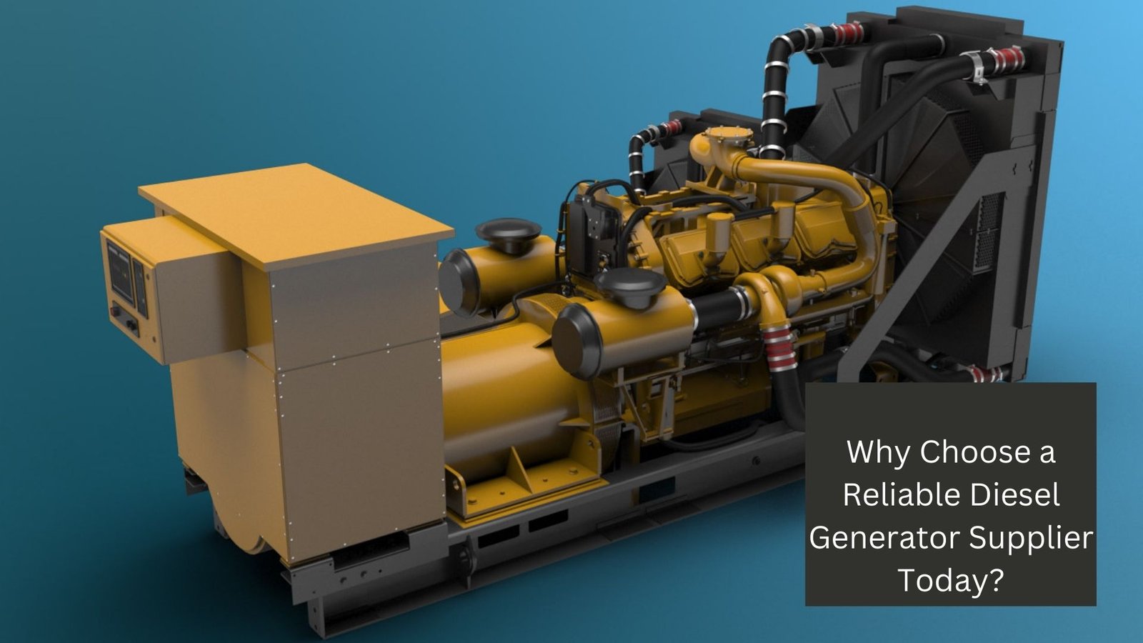 Why Choose a Reliable Diesel Generator Supplier Today