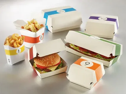 Custom fast food packaging boxes