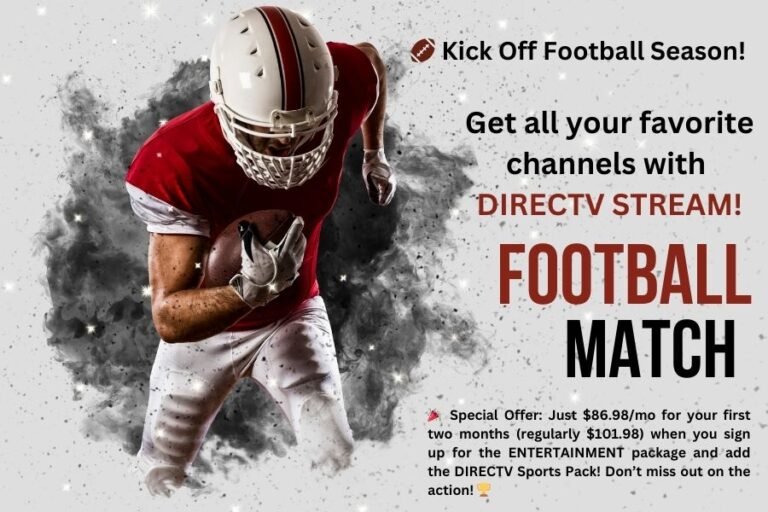 directv packages with internet offer for football mactch