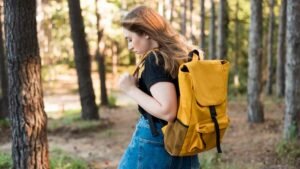 womens Nylon backpack